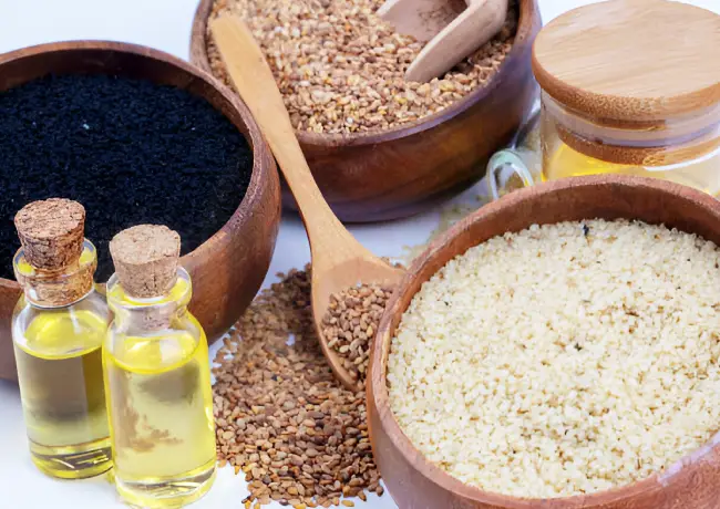 White and black sesame seeds benefits?